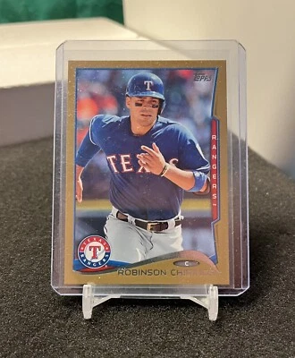 Robinson Chirinos 2014 Topps Update US-193 Texas Rangers gold 0084/2014 - Image 1 of 2