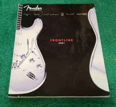 2001 FENDER FRONTLINE CATALOG Jazzmaster Jaguar Customs Acoustic Amps DeArmond - Image 1 of 4