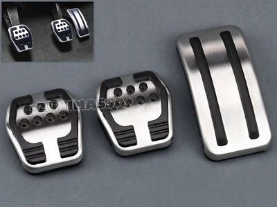 per FORD FOCUS 2 3 MONDEO C-MAX KUGA KIT PEDALI COPRI COPERTURE TAPPI PEDALIERA - Image 1 of 4