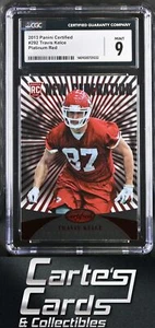 Travis Kelce 2013 Panini Certified #292 Platinum Red Rookie Chiefs CGC 9 - Picture 1 of 2