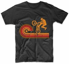 Men's BMX Shirt - Retro Style BMX Bike Silhouette Extreme Sports T-Shirt