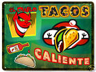 TACO metal SIGN Mexican hot sauce collectible great gift VINTAGE style decor 182