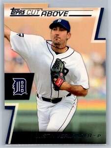 2012 topps baseball justin verlander a cut above die-cut #3 - Picture 1 of 2