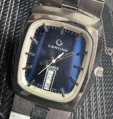 Reloj Certina Electronic 9183 Vintage 37Mm No Funciona Foto 1 de 4