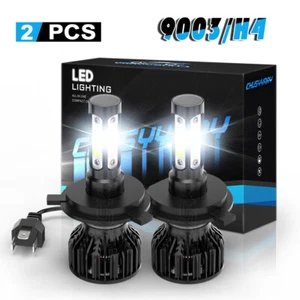 H4 for Yamaha viking 700 VI LED Headlights 9003 Bulbs Hi/Low Beam YXM700 YXC700P - Foto 1 di 14