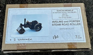 Duncan Models White Metal Kit Aveling And Porter Steam Roller 7mm Scale O Gauge - Picture 1 of 2