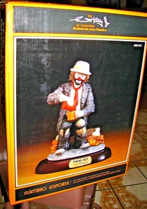 Emmett Kelly Jr Signature Collection Flambro- DINING OUT #9870 3164/12000 - Picture 1 of 4