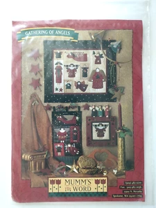Mumm's The Word "Gathering of Angels" Quilt Pattern Wall Hanging Banner New - Picture 1 of 3