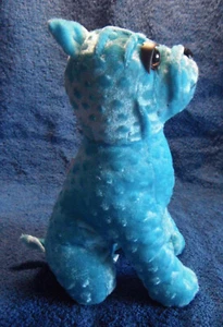 *1906*   Bulldog - blue puppy dog - plush - Elka - 18cm - Picture 1 of 6
