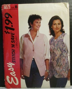 McCall's Stitch 'n Save Pattern 6826 Misses Westen Größe 16-18-20-22 UC Vintage 1992 - Bild 1 von 12