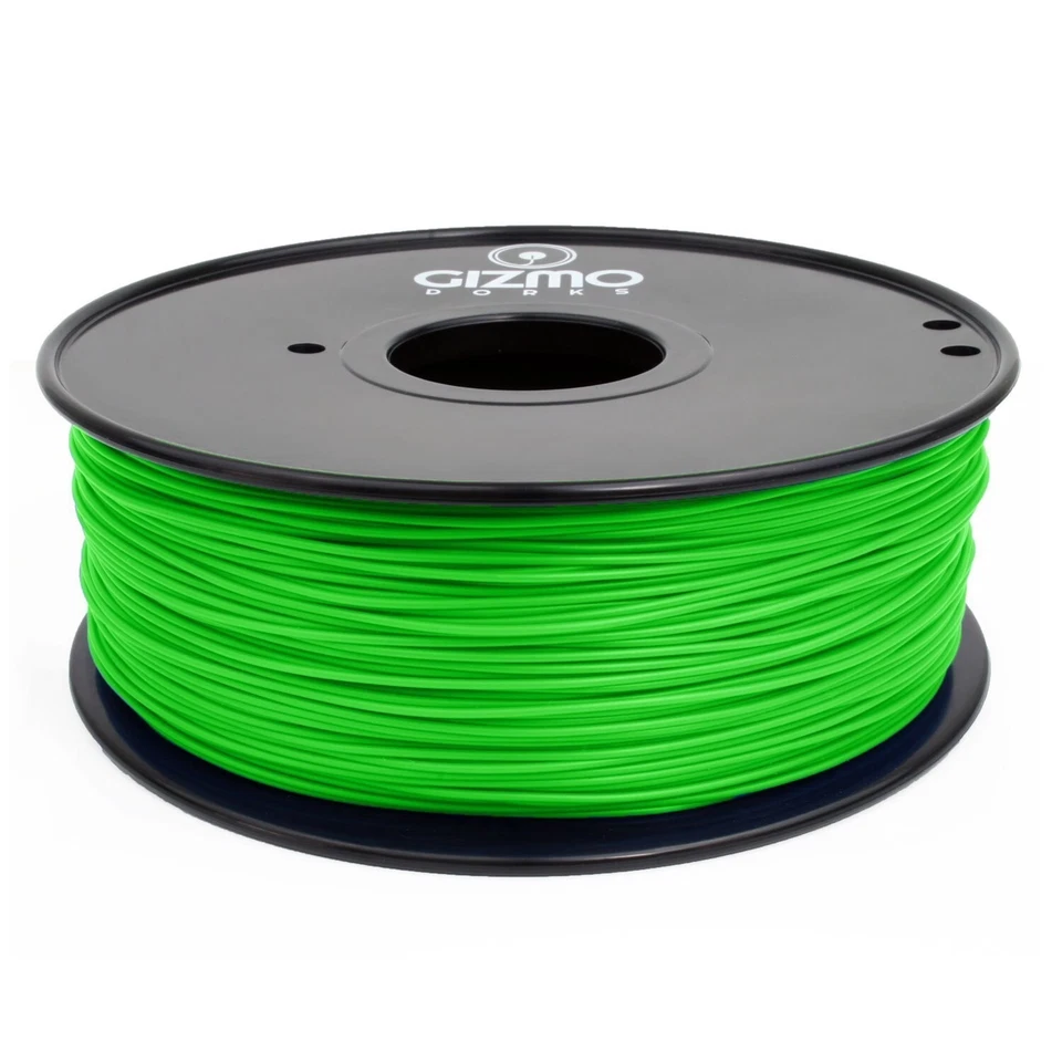Gizmo Dorks 3mm (2.85mm) Hips Filament 1kg / 2.2lb for 3D Printers, Green - Image 1 of 1