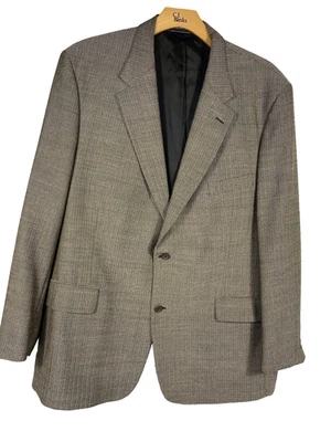 Abrigo deportivo Oak Creek para hombre 48 largo de lana espiga 2 botones traje chaqueta Foto 1 de 4