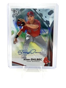 2017 Bowman Platinum - Top Prospects Autographs Bobby Dalbec #TPA-BD (AU, RC) - Picture 1 of 2