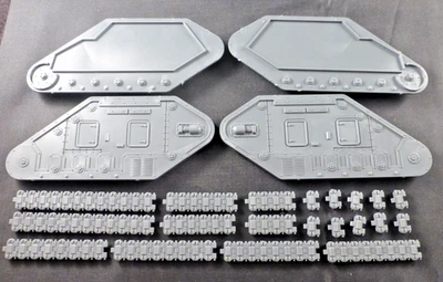 GAMES WORKSHOP Leman Russ Tank Tracks & Sides Complete Set - 40K Astra Militarum Model Parts