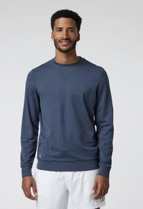 Vuori Ponto Performance Crew Neck Pullover Men's XLARGE Blue Activewear Pocket - Picture 1 of 11