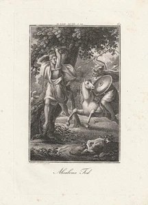 c1800 2. Samuel 18, Absaloms Ende Abschalom Absalom Altes Testament Kupferstich - Picture 1 of 1