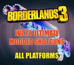 Borderlands 3 Max Nivel 72 Godmode Pistolas Modded 10 Escopetas XBOX X/S PS4 PS5 PC - Imagen 1 de 11