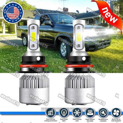 Kit de bombillas LED de haz alto/bajo 6000K para Nissan Frontier 1998-2000 9004 HB1 Foto 1 de 4