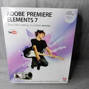 LOGICIEL ADOBE PREMIERE ELEMENTS 7 - NEUF EN BOITE RARE RETRO - Photo 1/13