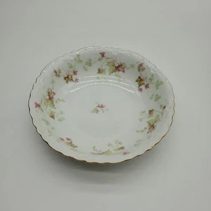 Cuenco para servir vintage Hutschenreuther Selb con patrón de hoja de arce adorno dorado - Imagen 1 de 7