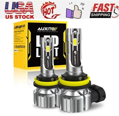 Kit de Super Bombillas LED Faros H11 H8 Blanco 6500K 360000LM Haz Alto/Bajo Foto 1 de 4