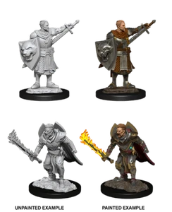 Miniaturas sin pintar de cortes profundos Pathfinder: campeón humano masculino - Imagen 1 de 1