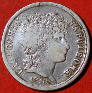1813 Königreich Neapel 2 Lire Joachim Murat KM# 258 - Bild 1 von 2