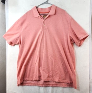 The Foundry Supply Co. Mens 2XL Pink Short Sleeve Polo Shirt - Picture 1 of 11