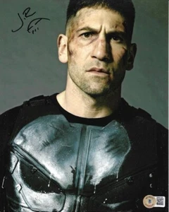 Jon Bernthal - Punisher 10x8 genuino firmado Beckett autenticado - Imagen 1 de 1