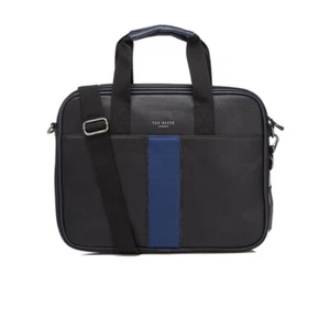 Ted Baker Men's Mesrine Webbing Document Bag - Black - Picture 1 of 4