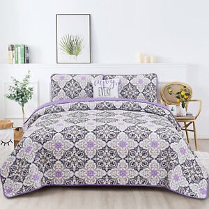 Purple Floral Quilts for sale | eBay