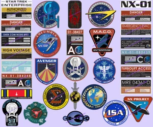 STAR TREK: Enterprise STICKER - Your Choice of 32 Different VINYL Stickers SIB! - Picture 1 of 33
