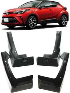 New Genuine Front & Rear Splash Guards Mud Flaps FOR 2018-2022 TOYOTA C-HR CHR - Foto 1 di 7
