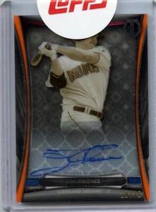 2018 Topps Tribute Jim Thome Autograph Iconic Perspectives Orange Parallel 20/25 - Picture 1 of 2