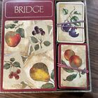 CASPARI Playing Cards Score Pad BRIDGE ENSEMBLE Double Deck - Golden Fruit