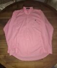  Ralph Lauren Flag Label XL Shirt Pink Vintage Polo Jeans