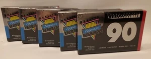 5x WAL-MART AUDIOCASSETTE 90 NEW/SEALED/UNUSED CASSETTE TAPES - Picture 1 of 2