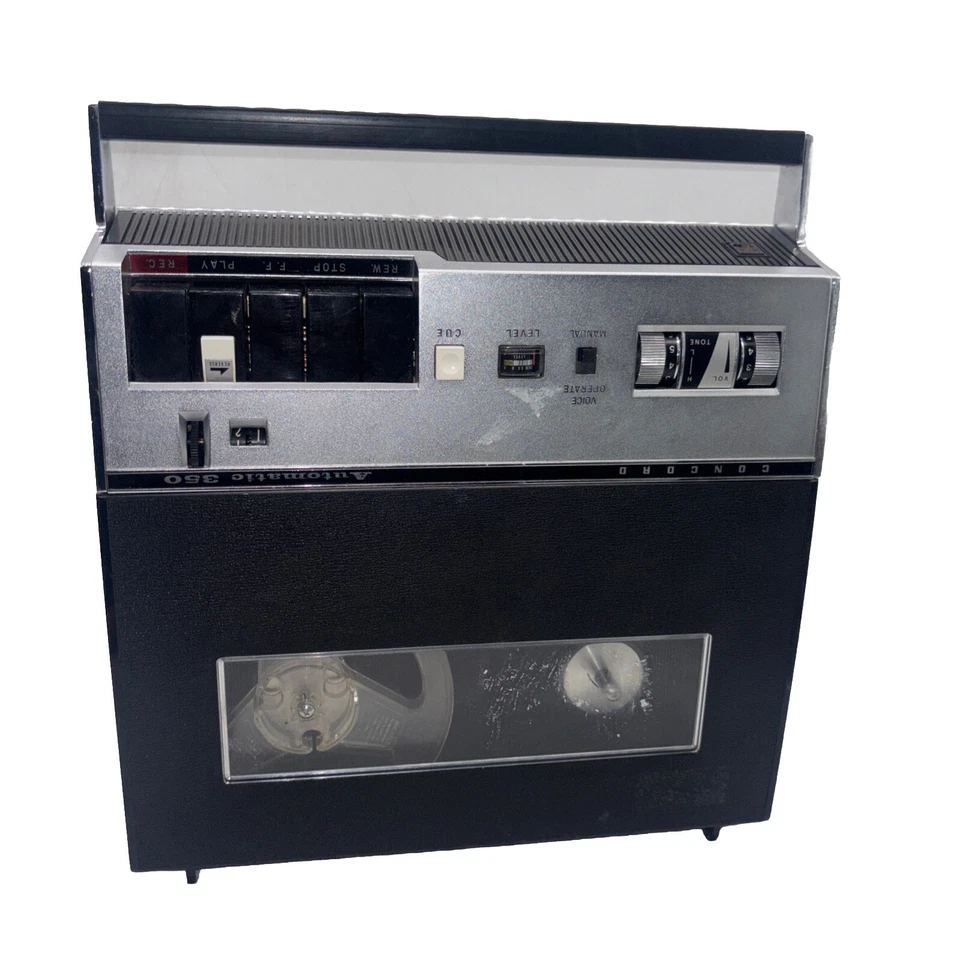 Piezas/reparación de carrete a carrete automático Concord 350 años 60 vintage se enciende como está Foto 1 de 4