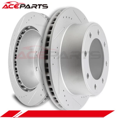 REAR BRAKE ROTORS FOR FORD EXCURSION 1999-2004 FORD F-250 FORD F-350 SUPER DUTY - Imagem 1 de 4