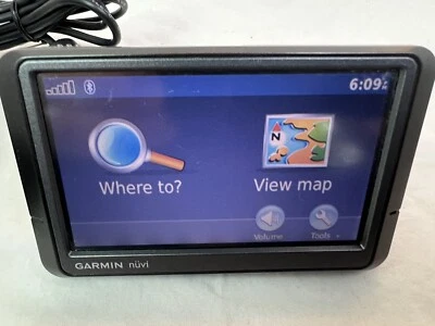 Garmin Nuvi 265 GPS Navigation System W/Charging Cord&Weighted Dashboard Mat - Image 1 of 4