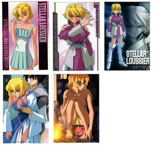 5 pcs big card Gundam Seed Destiny anime Stellar Loussier Shinn Asuka - Picture 1 of 11