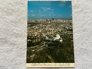 Griffith Park Observatory, Los Angeles Kalifornien Vintage Postkarte - Bild 1 von 2