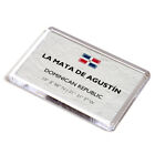 FRIDGE MAGNET - La Mata de Agustin - Dominican Republic - Lat/Long