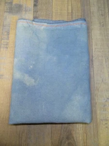 Hand dyed Aida Cloth 14 count - 45cm x 50cm Dusty Forest Teal GREEN - Picture 1 of 4