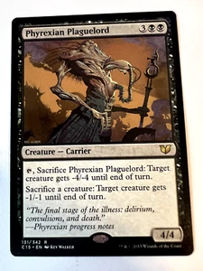 MTG Magic The Gathering Commander 2015 Phyrexian Plaguelord Rare LP - Picture 1 of 2