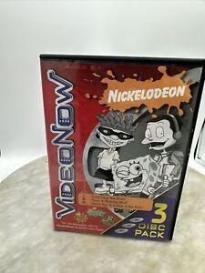 Video Now Personal Video Nickelodeon 3 Disc Pack Spongebob Rocket Rugrats/NOTES)