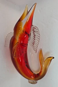 Murano Glass Fish Sculpture - Picture 1 of 4