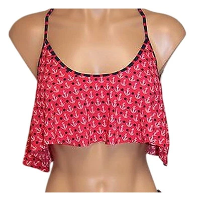 SPERRY TOP SIDER, с оборками бикини верх, синий и красный, размер большой, новый с Ярлыками $66 - Изображение 1 из 2