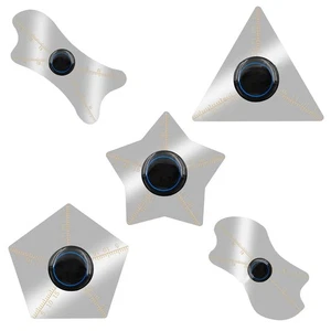 Outil d'ouverture de lame de spudger incurvé ultra-mince en acier inoxydable 5 pièces - Photo 1 sur 4