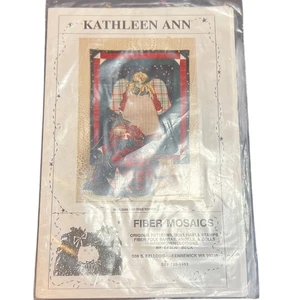 Kathleen Ann Fiber Mosaics Wall Quilt Tree Topper Angel Pattern - Picture 1 of 2